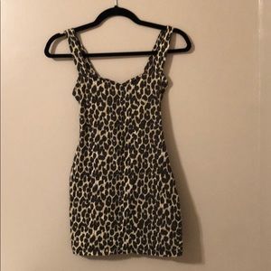 Motel Rocks Leopard Mini Dress